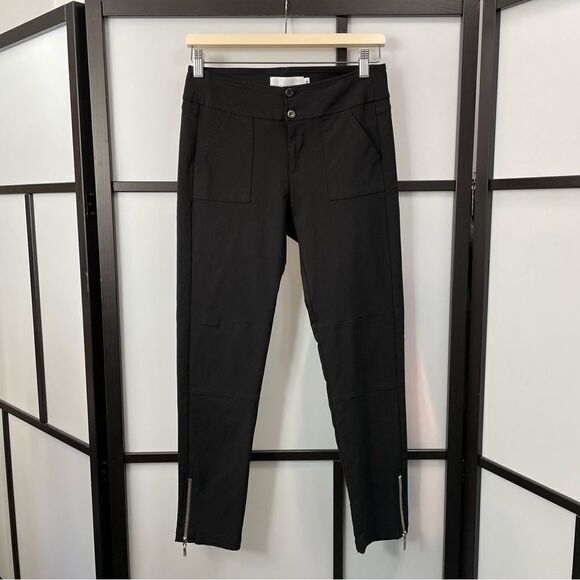 [26] Brenda Beddome Women’s Classic Black Straight Leg Business Casual Trousers - Picture 3 of 12